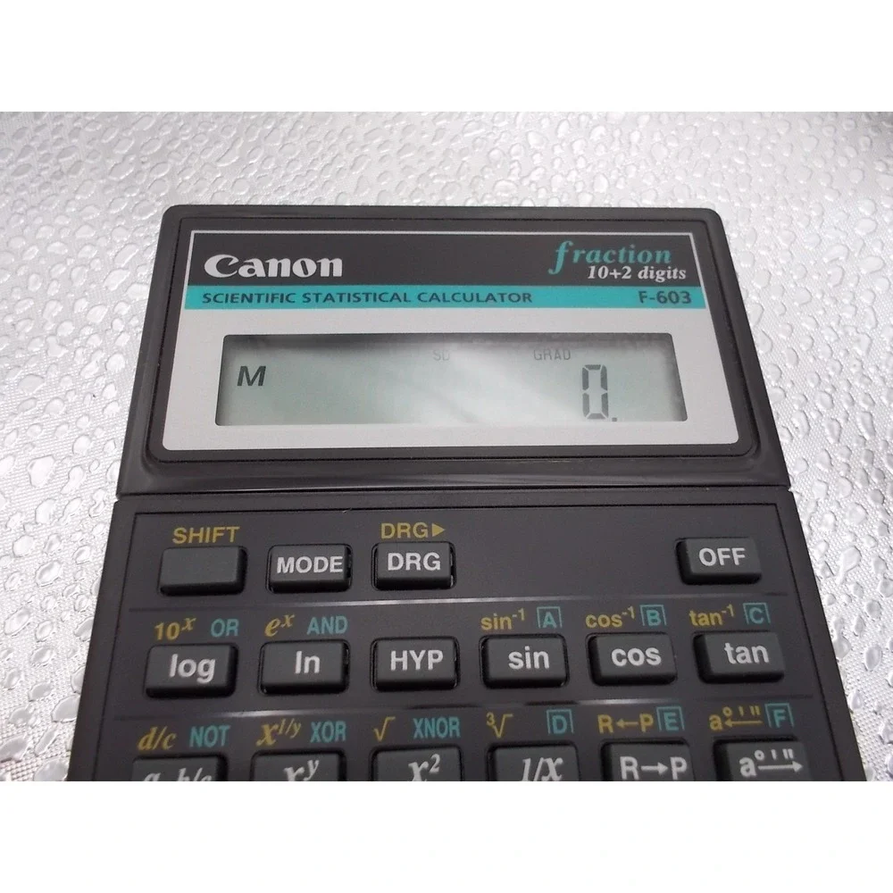 Canon 603 scientific